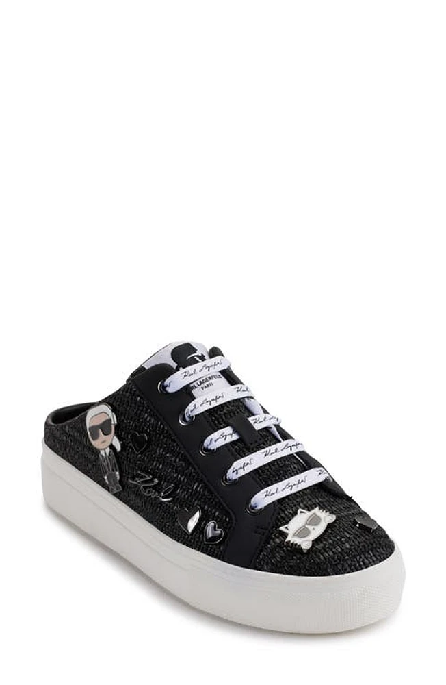 Karl Lagerfeld Paris Cambria Sneaker Mule Black at Nordstrom,