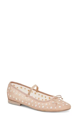 Dolce Vita Cadel Imitation Pearl Mary Jane Flat Mesh at Nordstrom,