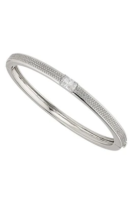 Nadri Cubic Zirconia Hinge Bracelet in Rhodium at Nordstrom