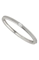 Nadri Cubic Zirconia Hinge Bracelet in Rhodium at Nordstrom