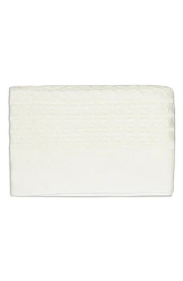 RIAN TRICOT Cable Knit Crib Blanket in Off White at Nordstrom