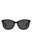 levi's 53mm Round Sunglasses in Black/Grey at Nordstrom