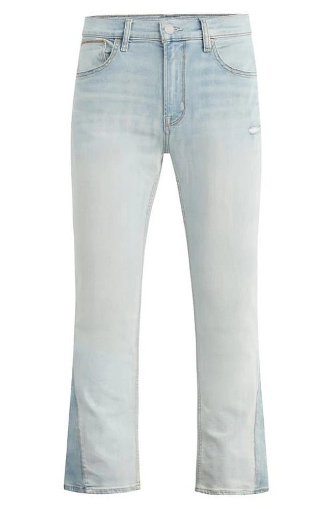 Hudson Jeans Walker Inset Kick Flare Sunlight at Nordstrom,