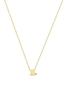 Zoë Chicco Diamond Initial Pendant Necklace in Yellow Gold-B at Nordstrom, Size 16