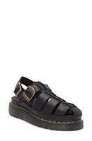 Dr. Martens Wrenlie Fisherman Sandal in Black Grizzly at Nordstrom, Size 5Us