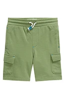 Mini Boden Kids' Relaxed Jersey Cargo Shorts Safari Green at Nordstrom,