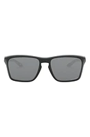 Oakley 58mm Square Sunglasses in Rubber Black at Nordstrom