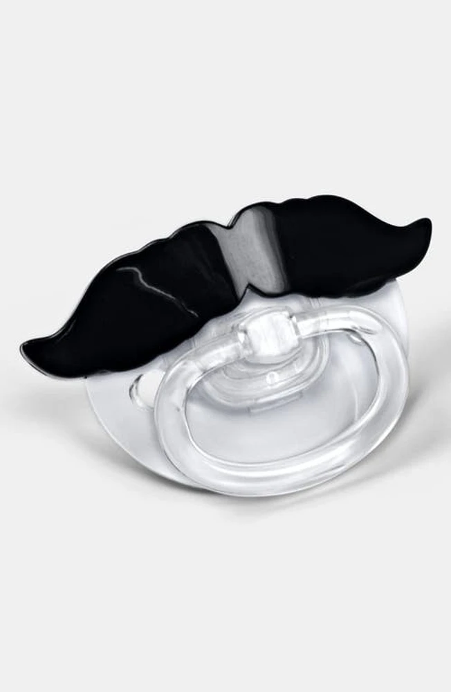 Fred & Friends 'Mustache' Pacifier in Black at Nordstrom