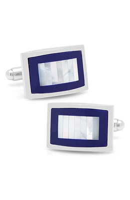 Cufflinks, Inc. Rectangle Mother-of-Pearl & Lapis Cuff Links in Blue at Nordstrom