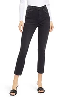 AGOLDE Riley High Waist Straight Leg Organic Cotton Blend Crop Jeans Panoramic at Nordstrom,