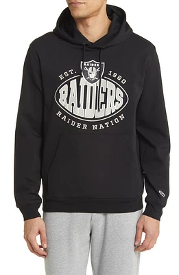 BOSS x NFL Touchback Graphic Hoodie Las Vegas Raiders Black at Nordstrom,