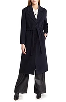 & Other Stories Belted Coat Navy at Nordstrom,