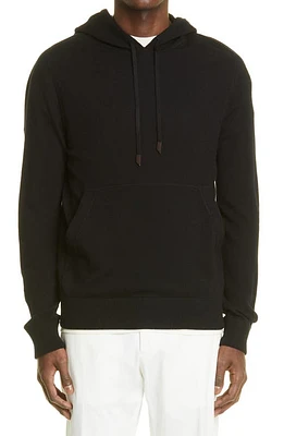 ZEGNA Premium Cashmere Hoodie Black at Nordstrom, Us