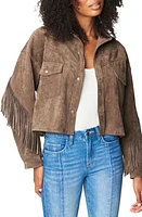 BLANKNYC Faux Suede Fringe Jacket at Nordstrom,