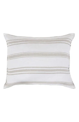 Pom Pom at Home Big Jackson Linen Accent Pillow in White/natural at Nordstrom, Size 28X36