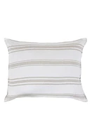 Pom Pom at Home Big Jackson Linen Accent Pillow in White/natural at Nordstrom, Size 28X36