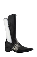 Unity in Diversity Ride With Me Western Boot in Python Black at Nordstrom, Size 8-8.5Us