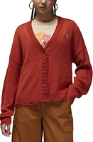 Jordan Distressed Cardigan at Nordstrom,