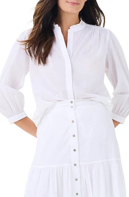 NIC+ZOE Girlfriend Cotton Button-Up Shirt at Nordstrom,