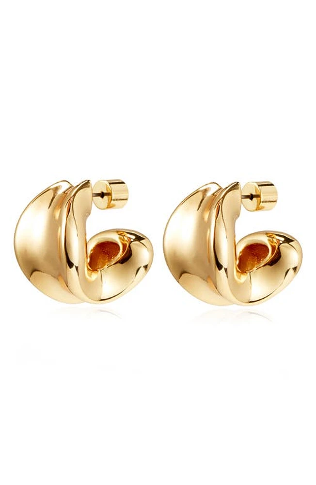 Jenny Bird Doune Chunky Hoop Earrings in Gold at Nordstrom