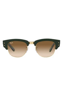 Ray-Ban 50MM MEGA CLUBMASTER SQUARE in Green at Nordstrom