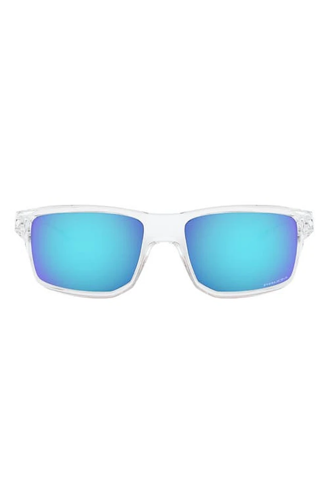 Oakley Gibston Prizm 61mm Wrap Sunglasses in Clear at Nordstrom