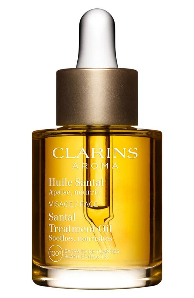 Clarins Santal Soothing & Hydrating Face Treatment Oil at Nordstrom