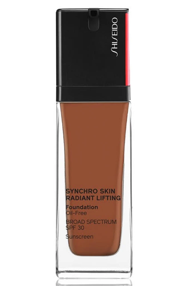 Shiseido Synchro Skin Radiant Lifting Foundation SPF 30 in 520 Rosewood at Nordstrom