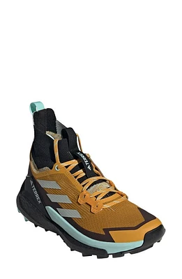 adidas Terrex Free Hiker 2 Hiking Shoe Preloved Yellow/Silver/Aqua at Nordstrom,