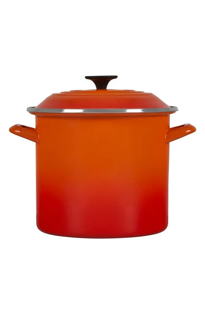 Le Creuset 8-Quart Enameled Steel Stockpot in Flame at Nordstrom