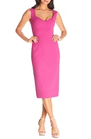 Dress the Population Elle Sweetheart Neck Sheath Midi at Nordstrom,