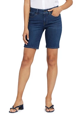 NYDJ Ella Side Slit Denim Shorts Palace at Nordstrom,