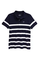 vineyard vines Kids' Heritage Breton Stripe Cotton Polo at