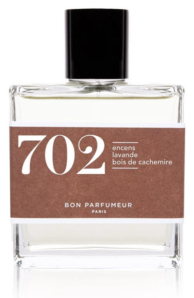 Bon Parfumeur 702 Incense, Lavender & Cashmere Wood Eau de Parfum at Nordstrom, Size 3.4 Oz