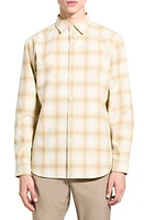 Theory Irving Fade Flannel Shirt Multi at Nordstrom,