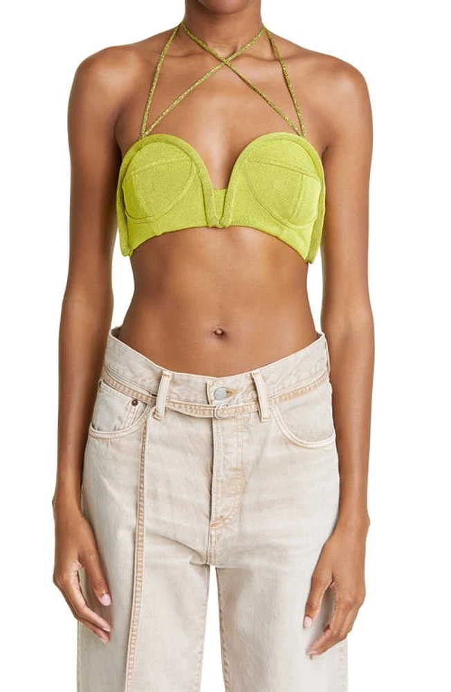 Isa Boulder Upside Down Bra Top in Juice at Nordstrom, Size X-Small