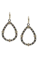 Armenta Old World Crivelli Black Diamond Drop Earrings in Silver at Nordstrom