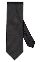 Eton Navy Herringbone Silk Tie at Nordstrom