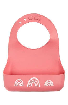 Bella Tunno Chasing Rainbows Little Bites Bib in Pink at Nordstrom