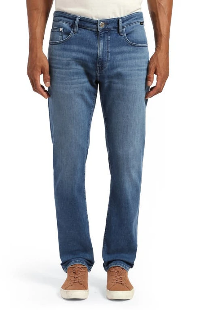 Mavi Jeans Marcus Slim Straight Leg Dark Blue Feather at Nordstrom, X