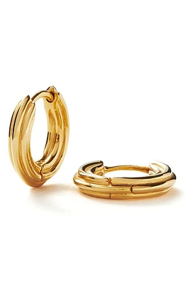 Missoma 18K Gold Vermeil Ridged Huggie Hoop Earrings at Nordstrom