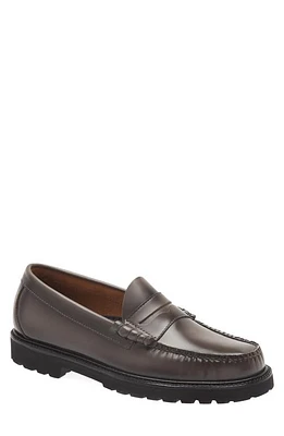 G. H.BASS Larson Lug Sole Penny Loafer Dark Grey at Nordstrom,