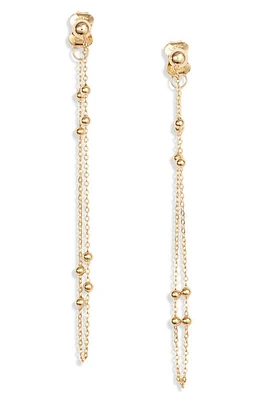 Bony Levy 14K Gold Chain Loop Earrings in Yellow Gold at Nordstrom