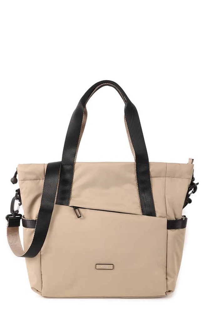 Hedgren Galactic Water Repellent Tote Bag in Stone Beige at Nordstrom