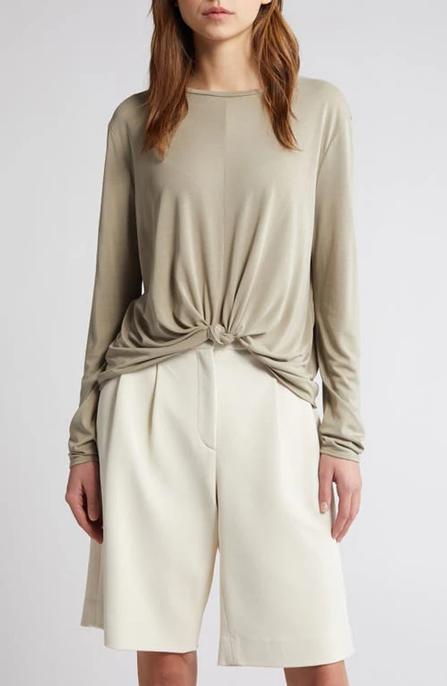 rag & bone Jenna Knotted Long Sleeve T-Shirt at Nordstrom,