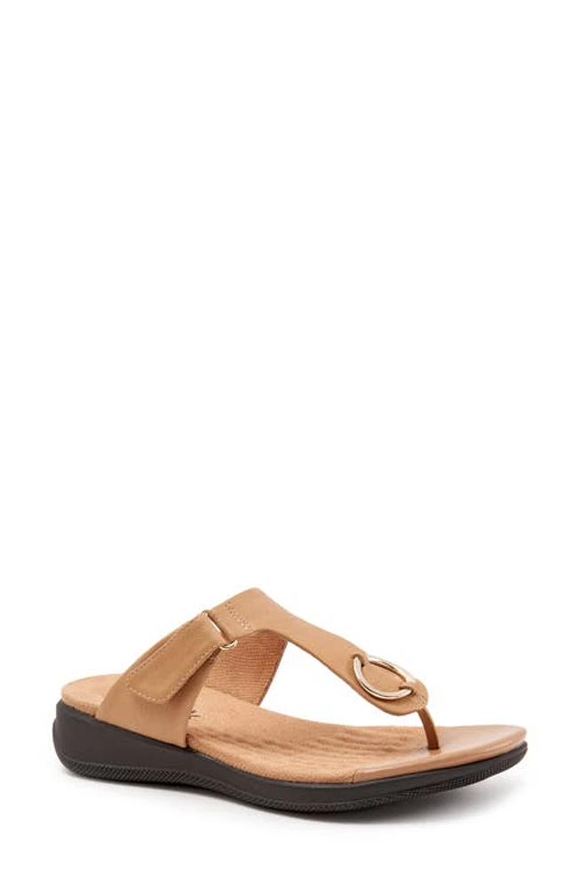 SoftWalk Talara Leather Sandal Tan at Nordstrom,