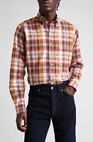 Drake's Madras Plaid Button-Down Shirt / at Nordstrom