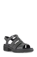 Munro Marley Fisherman Sandal Black at Nordstrom,