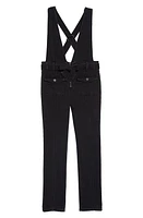 Habitual Girl Habitual Ava Skinny Denim Jumpsuit in Black at Nordstrom, Size 10