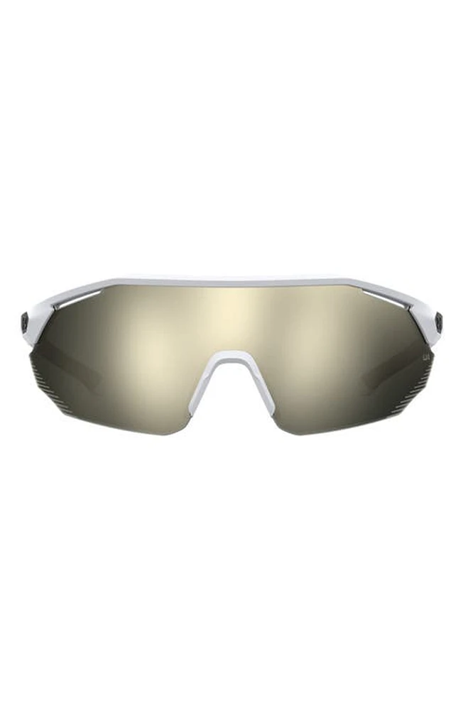 Under Armour 99mm Mirrored Sport Sunglasses in Grey at Nordstrom